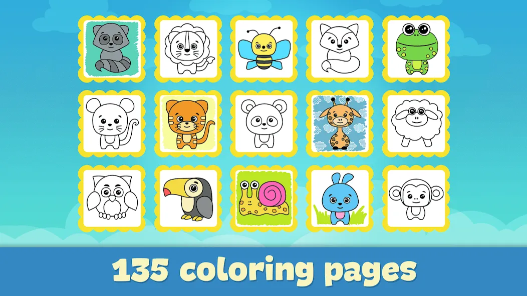 Coloring Book - Games for Kids  [МОД Unlimited Money] Screenshot 5