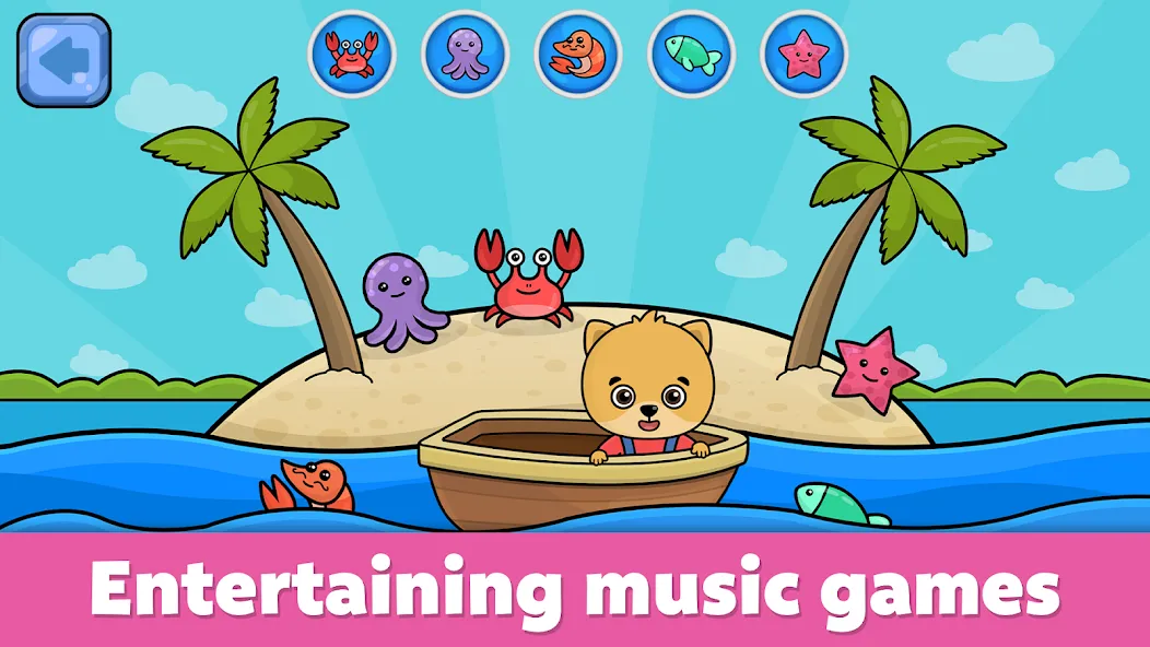 Baby Piano: Kids Music Games  [МОД Много монет] Screenshot 4