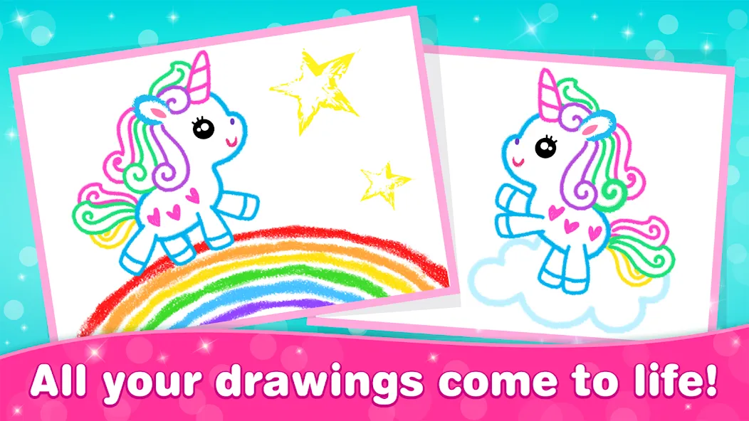 Bini Game Drawing for kids app (Бини)  [МОД Бесконечные деньги] Screenshot 4