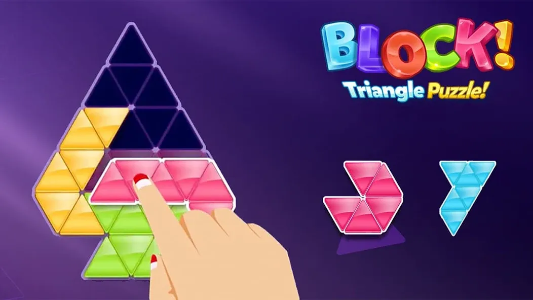 Block! Triangle Puzzle:Tangram  [МОД Unlocked] Screenshot 2