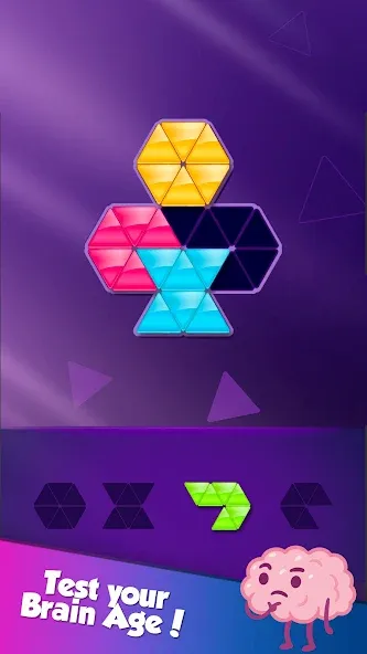 Block! Triangle Puzzle:Tangram  [МОД Unlocked] Screenshot 5