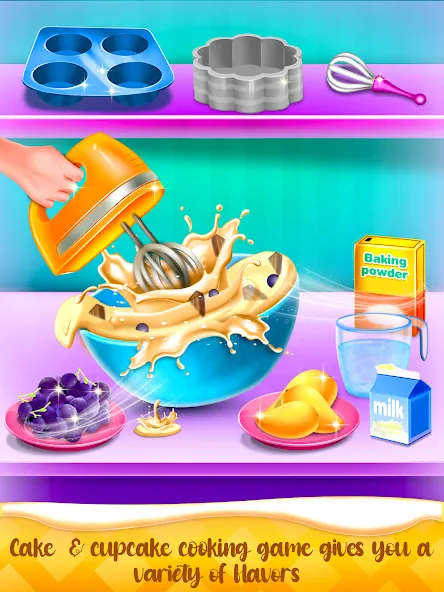 Cake Maker Cooking Cake Games (Кейк Мейкер кулинарные игры на приготовление тортов)  [МОД Бесконечные деньги] Screenshot 4