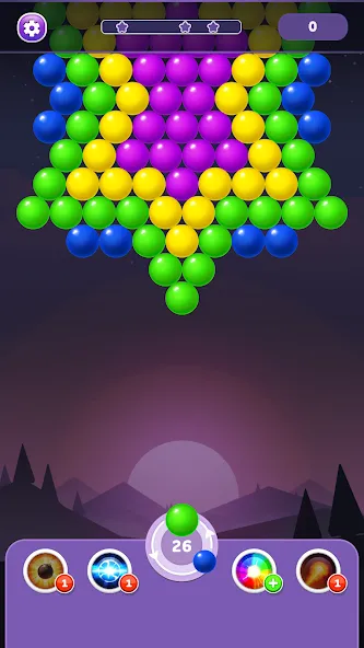 Bubble Shooter Rainbow  [МОД Unlocked] Screenshot 1