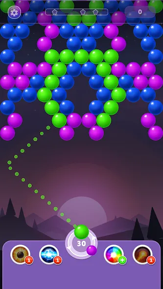 Bubble Shooter Rainbow  [МОД Unlocked] Screenshot 4