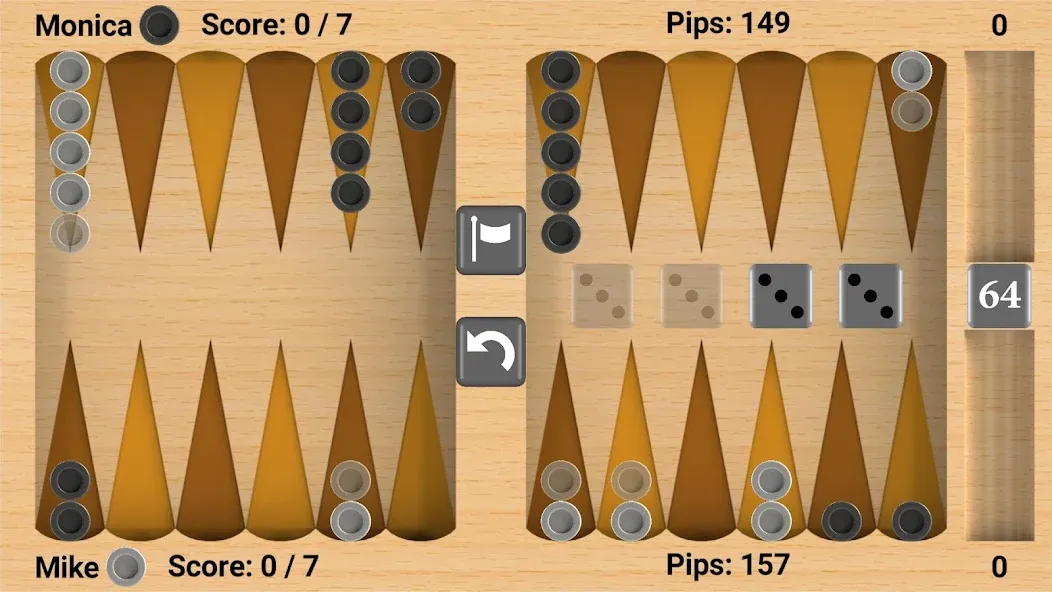 Bluetooth Backgammon  [МОД Много монет] Screenshot 3