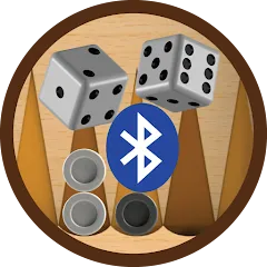 Скачать взломанную Bluetooth Backgammon  [МОД Много монет] - стабильная версия apk на Андроид