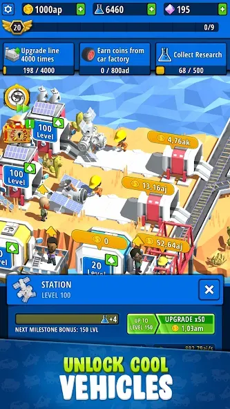 Idle Inventor - Factory Tycoon (Айдл Инвентор)  [МОД Много монет] Screenshot 2