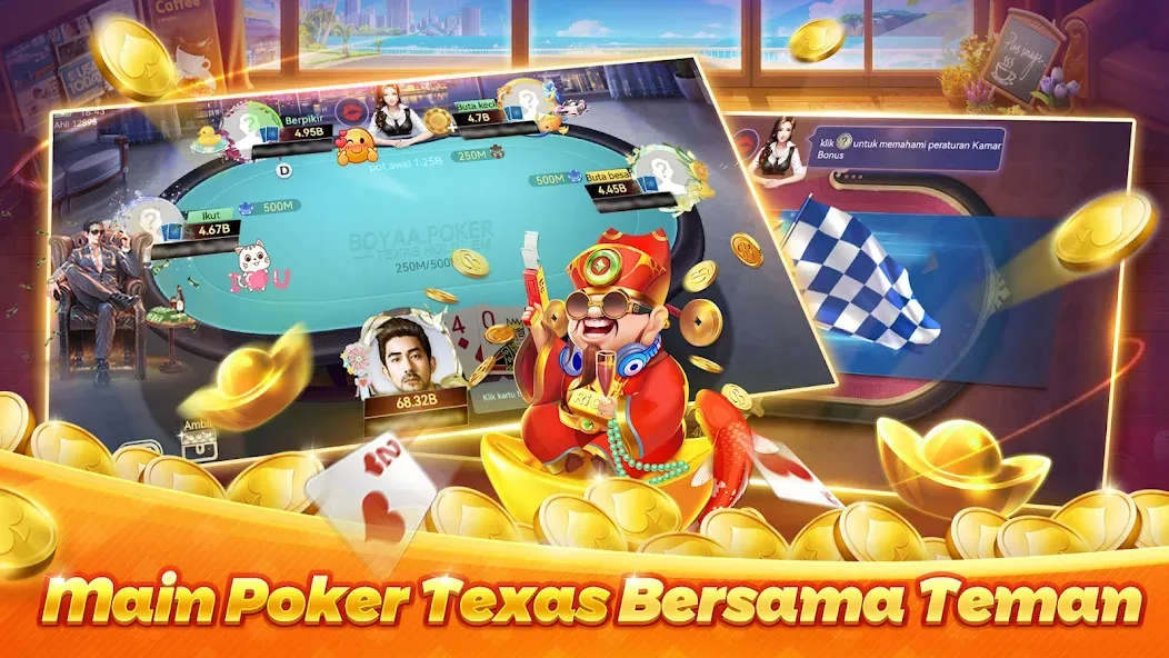 Poker Texas Boyaa (Покер Техас Бояа)  [МОД Menu] Screenshot 2