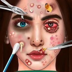 Взломанная ASMR Doctor Makeup Salon games (АСМР)  [МОД Много монет] - последняя версия apk на Андроид