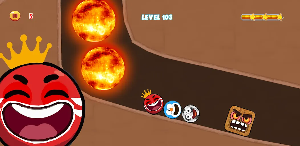 Red Hero 4 - red bounce ball 5  [МОД Бесконечные деньги] Screenshot 2