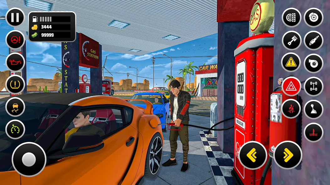 Gas Station Simulator Games  [МОД Menu] Screenshot 2