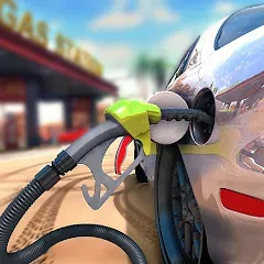 Взломанная Gas Station Simulator Games  [МОД Menu] - полная версия apk на Андроид