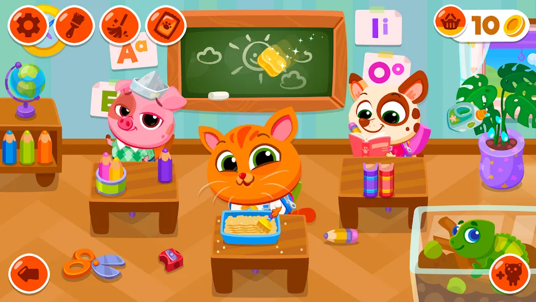 Bubbu School - My Virtual Pets (Буббу Скул)  [МОД Mega Pack] Screenshot 1