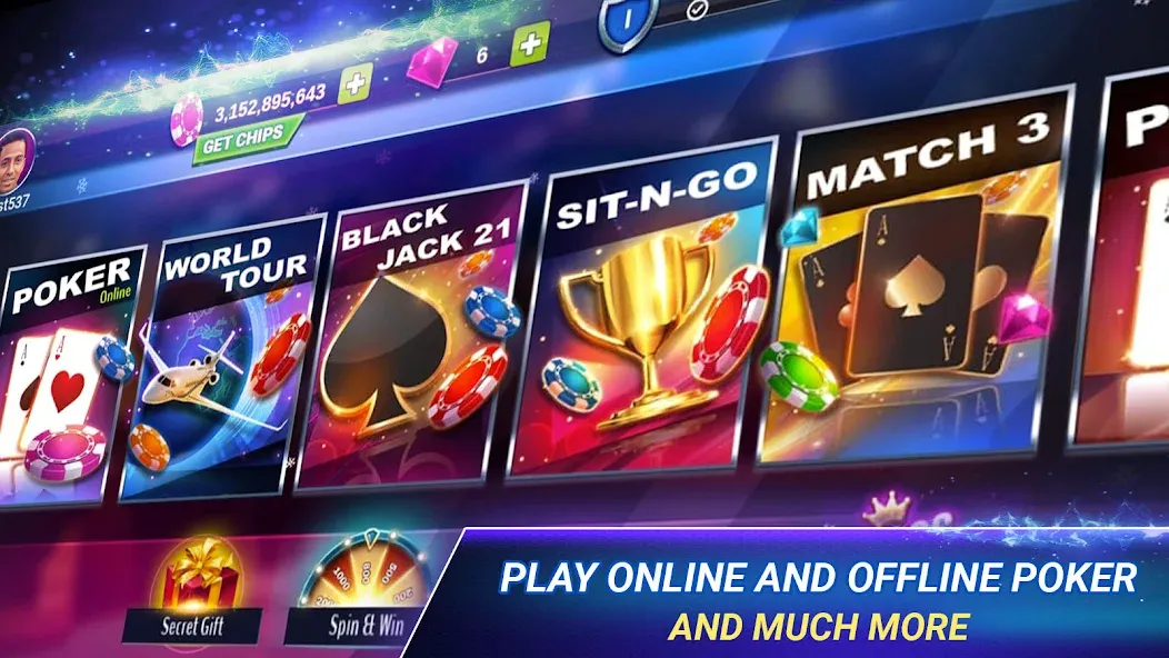 Poker Zmist - Offline & Online (Покер Змст)  [МОД Меню] Screenshot 2