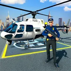 Взлом Police Helicopter Chase Game  [МОД Меню] - полная версия apk на Андроид