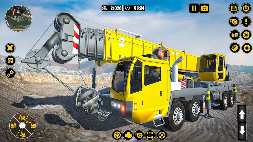 Construction Machine Real JCB  [МОД Много денег] Screenshot 3