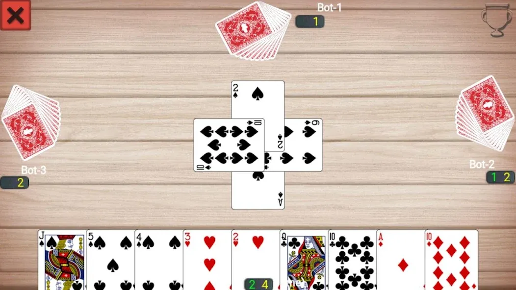 Callbreak Master - Card Game (Коллбрейк Мастер)  [МОД Mega Pack] Screenshot 1