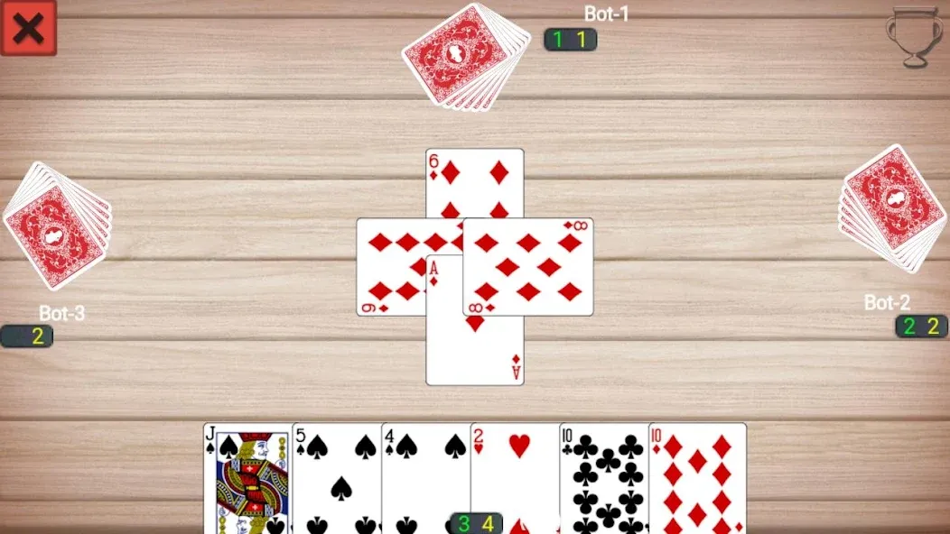 Callbreak Master - Card Game (Коллбрейк Мастер)  [МОД Mega Pack] Screenshot 4