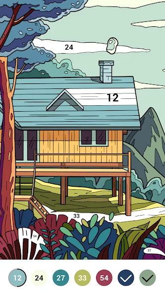 Casual Color - Color by Number  [МОД Unlimited Money] Screenshot 3