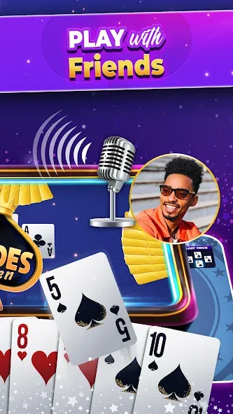 VIP Spades - Online Card Game (ВИП Спейдс)  [МОД Много денег] Screenshot 3