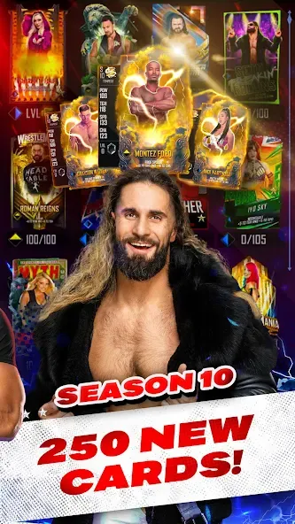 WWE SuperCard - Battle Cards (ВВЕ СуперКард)  [МОД Menu] Screenshot 2