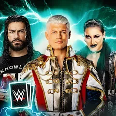 Скачать взлом WWE SuperCard - Battle Cards (ВВЕ СуперКард)  [МОД Menu] - последняя версия apk на Андроид