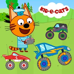 Скачать взломанную Kid-E-Cats: Kids Monster Truck  [МОД Много денег] - полная версия apk на Андроид