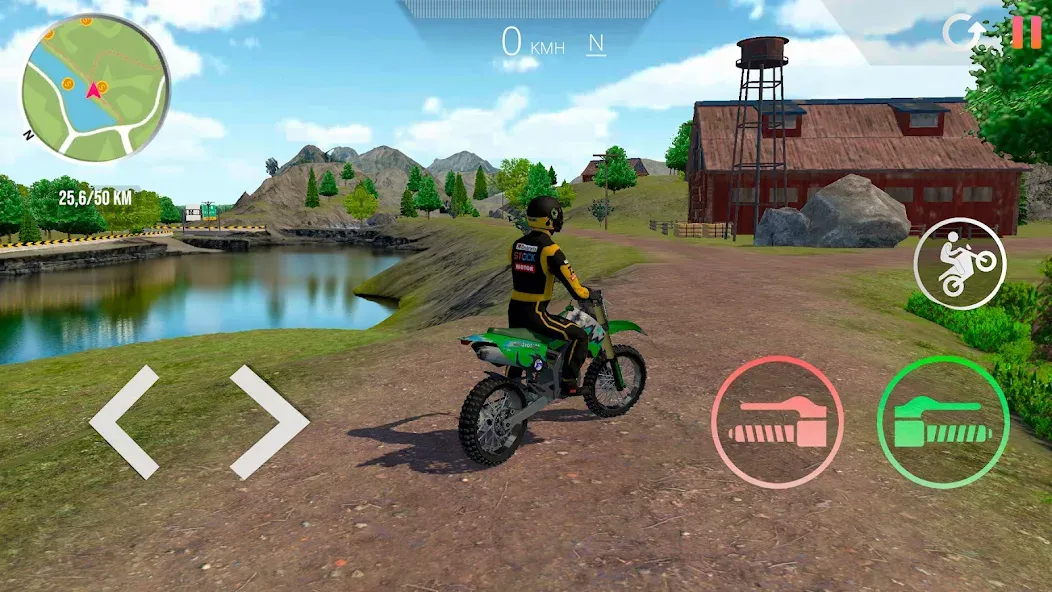 Motorcycle Real Simulator (Мотоцикл Реальный Симулятор)  [МОД Menu] Screenshot 3