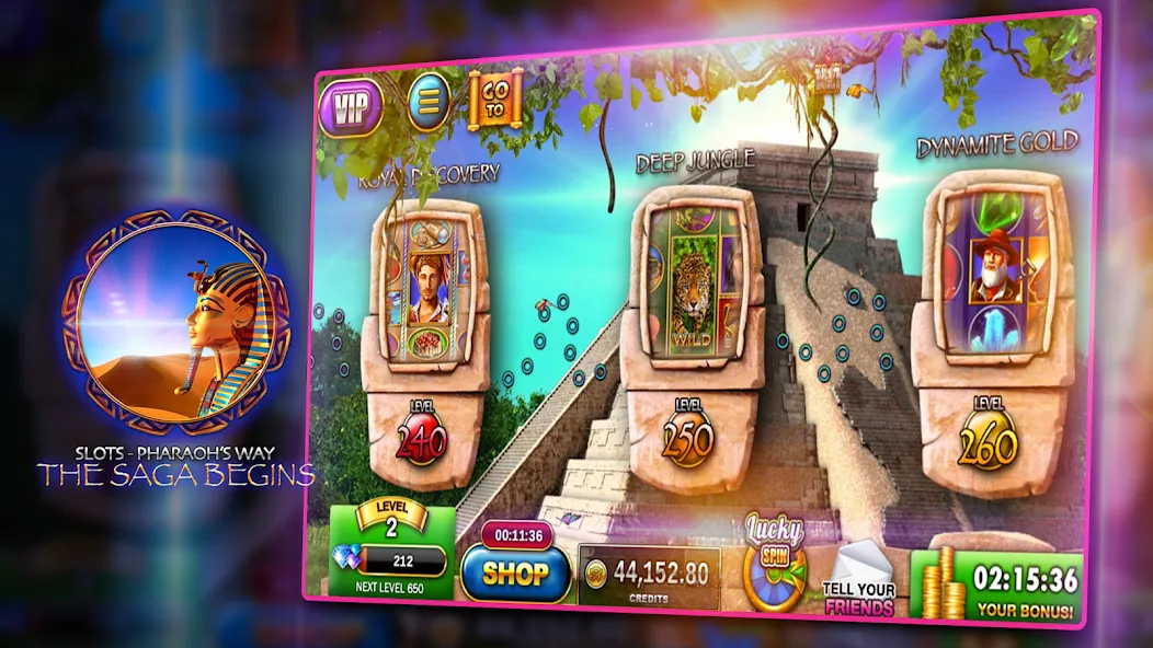 Slots - Pharaoh's Way Casino (Слоты)  [МОД Меню] Screenshot 1