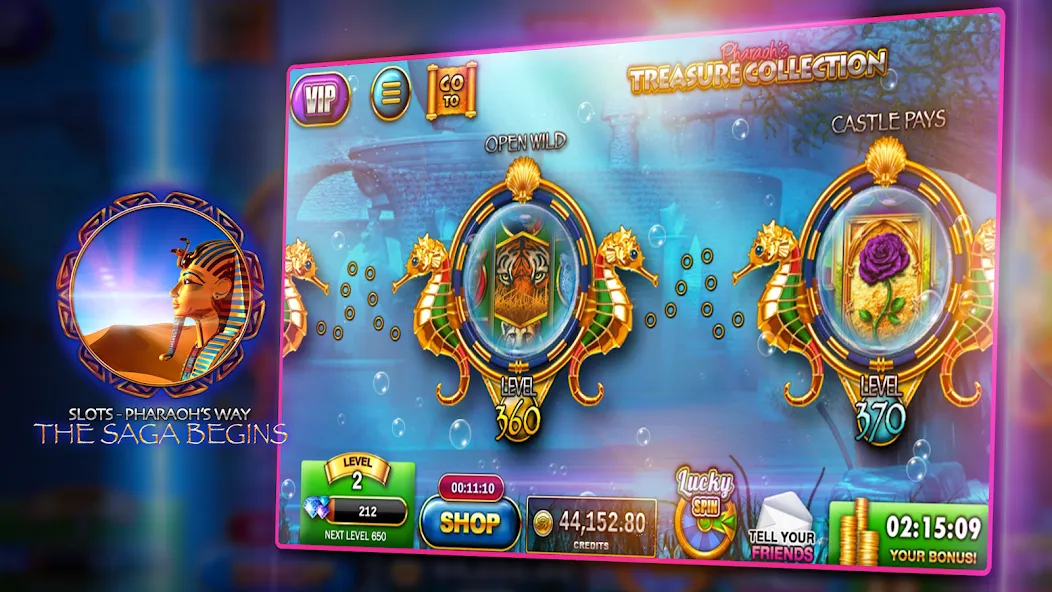 Slots - Pharaoh's Way Casino (Слоты)  [МОД Меню] Screenshot 2