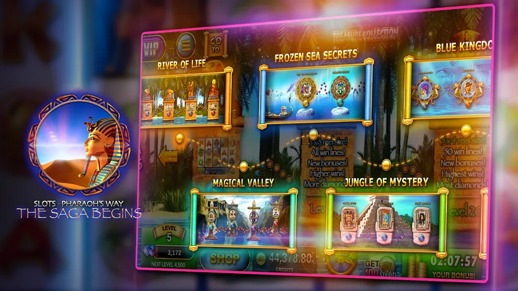 Slots - Pharaoh's Way Casino (Слоты)  [МОД Меню] Screenshot 5