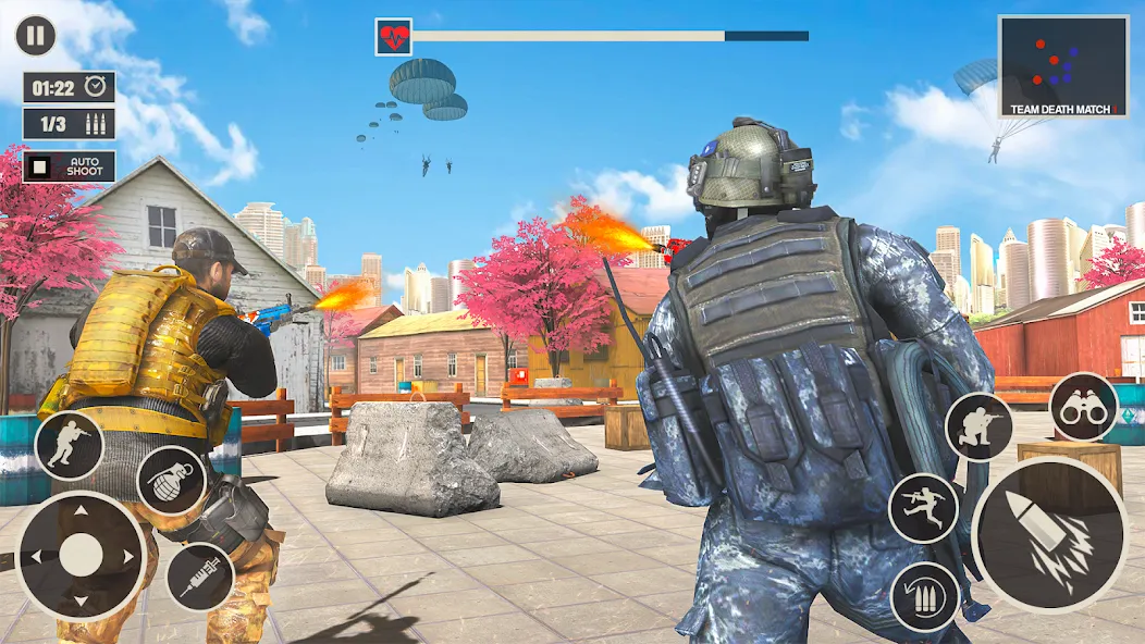 Offline War Shooting Games 3D  [МОД Unlimited Money] Screenshot 4