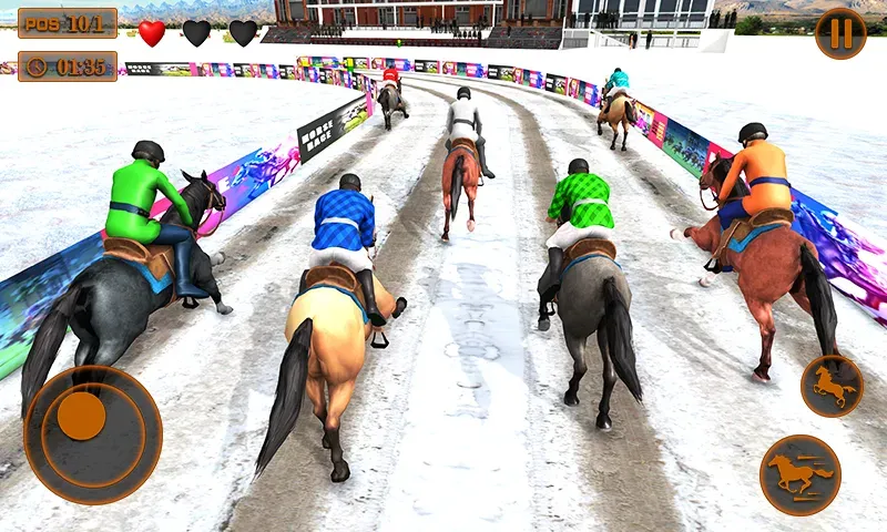 Mounted Horse Racing Games  [МОД Unlimited Money] Screenshot 3