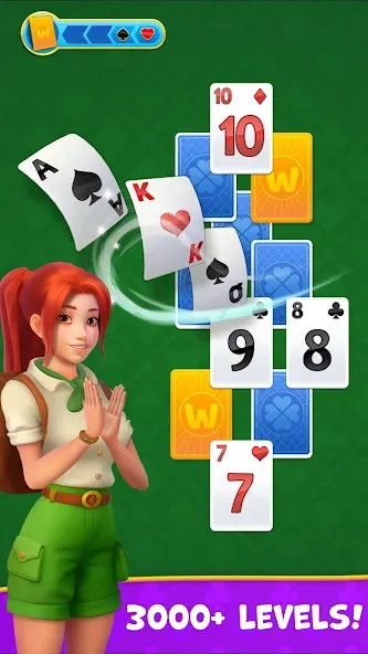 Kings & Queens: Solitaire Game  [МОД Много монет] Screenshot 1