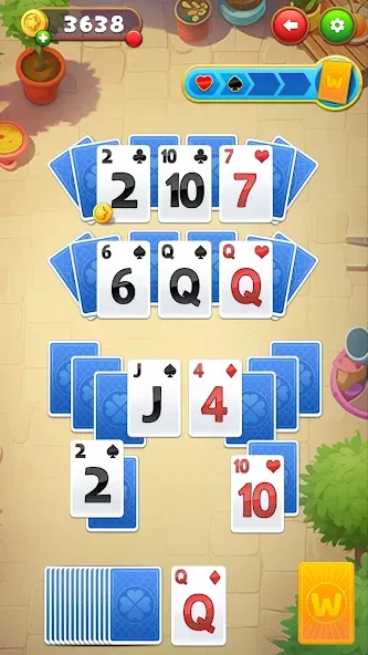 Kings & Queens: Solitaire Game  [МОД Много монет] Screenshot 5