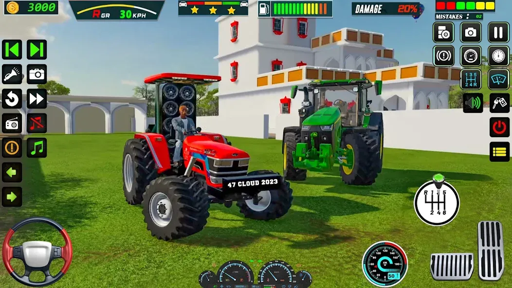 US Tractor Farming Games 3d  [МОД Бесконечные деньги] Screenshot 1