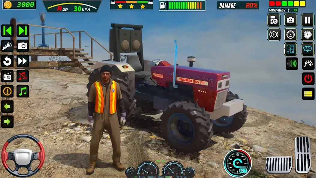 US Tractor Farming Games 3d  [МОД Бесконечные деньги] Screenshot 3