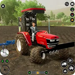 Скачать взломанную US Tractor Farming Games 3d  [МОД Бесконечные деньги] - последняя версия apk на Андроид