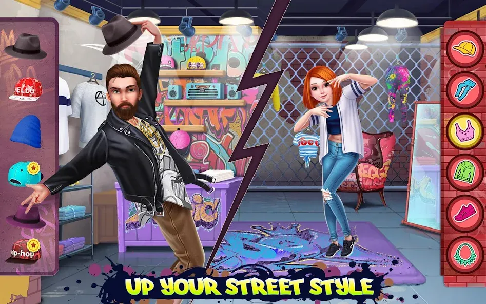 Hip Hop Battle - Girls vs Boys  [МОД Много денег] Screenshot 2