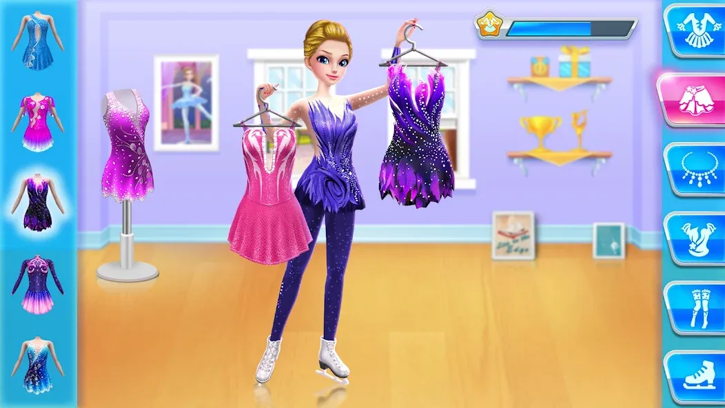 Ice Skating Ballerina Life  [МОД Все открыто] Screenshot 1