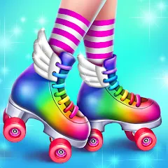 Взломанная Roller Skating Girls  [МОД Menu] - последняя версия apk на Андроид