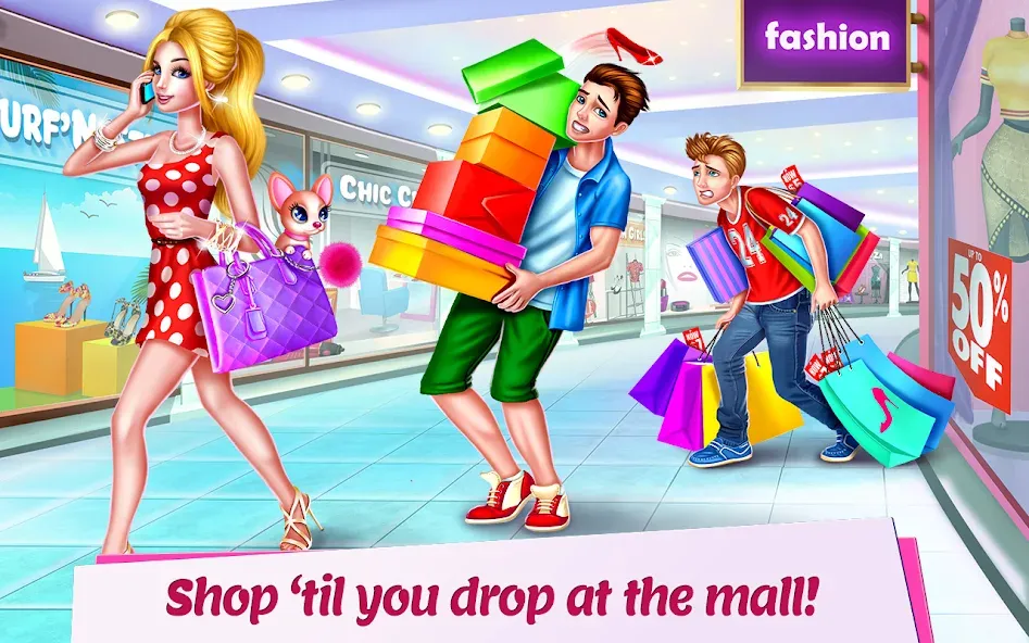 Shopping Mall Girl: Chic Game  [МОД Все открыто] Screenshot 1