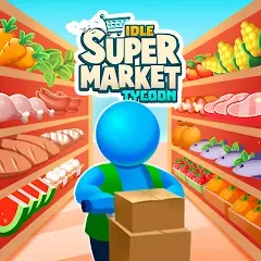 Взломанная Idle Supermarket Tycoon－Shop (Айдл Супермаркет Тайкун)  [МОД Все открыто] - стабильная версия apk на Андроид