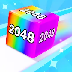 Скачать взломанную Chain Cube 2048: 3D merge game (Чейн Куб)  [МОД Бесконечные деньги] - стабильная версия apk на Андроид