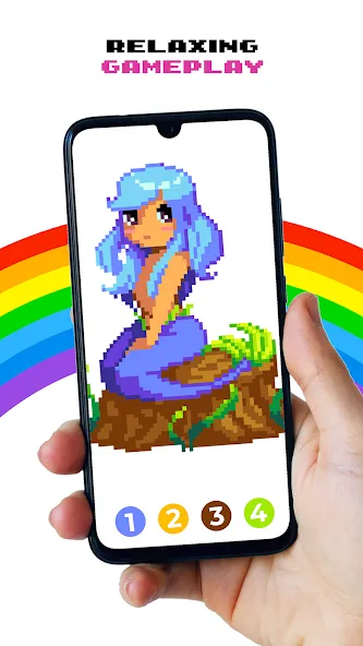 Pixel by Number™ - Pixel Art (Пиксель по номеру)  [МОД Mega Pack] Screenshot 5