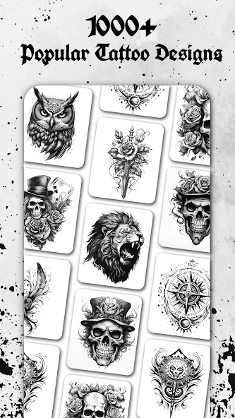 Tattoo Coloring games  [МОД Меню] Screenshot 2