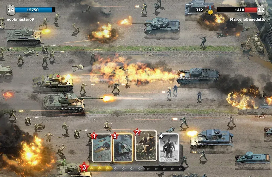 Trench Assault (ТренчАтака)  [МОД Menu] Screenshot 3