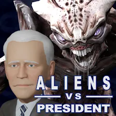 Скачать взломанную Aliens vs President (Элиены против Президента)  [МОД Menu] - полная версия apk на Андроид