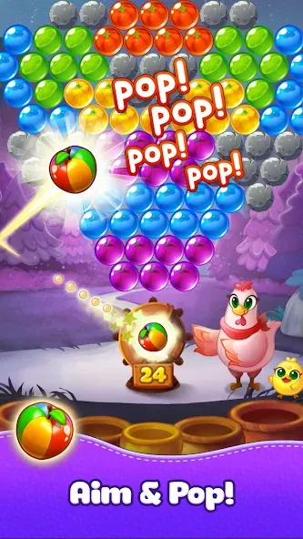 Bubble CoCo : Bubble Shooter (Бабл Коко)  [МОД Unlocked] Screenshot 2