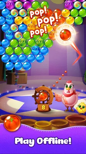 Bubble CoCo : Bubble Shooter (Бабл Коко)  [МОД Unlocked] Screenshot 5